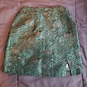RARE Brandy Melville John Galt Green Skirt